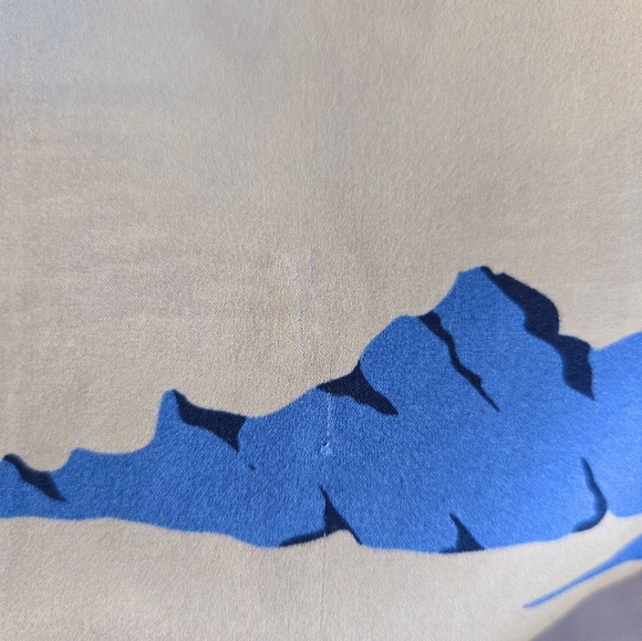 The Games We Play Tropical Print Spaghetti Strap mulletDress 100% Silk Sz Small - Picture 6 of 15